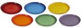 Le Creuset - Dinerborden - regenboog - set van 6 stuks