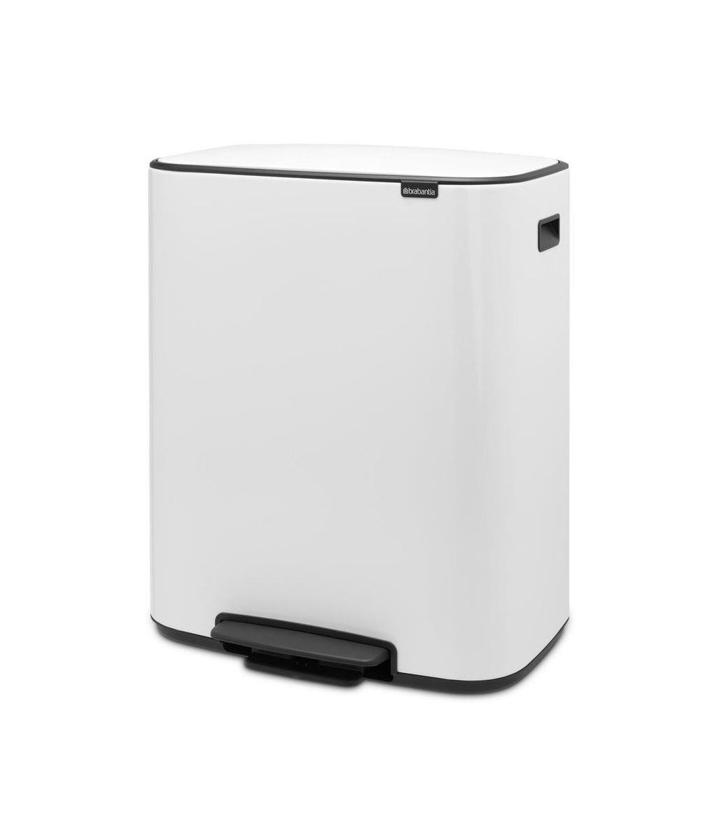 Brabantia Bo Prullenbak - 60 liter - 1 vak - White
