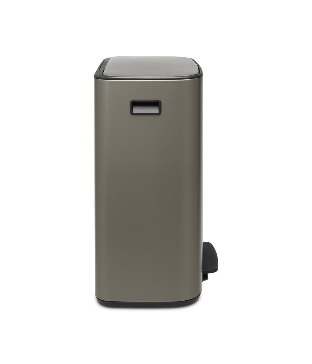 Brabantia Bo Prullenbak - 60 liter - 1 vak - Platinum