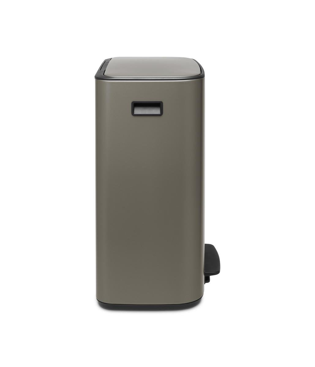 Brabantia Bo Prullenbak - 60 liter - 1 vak - Platinum