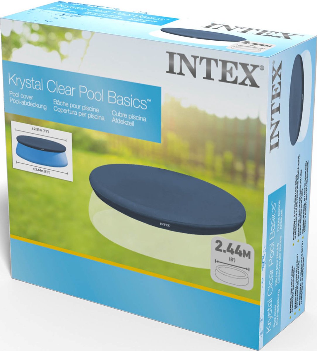 Intex Zwembad Afdekzeil - Ø 244 cm Easy Set