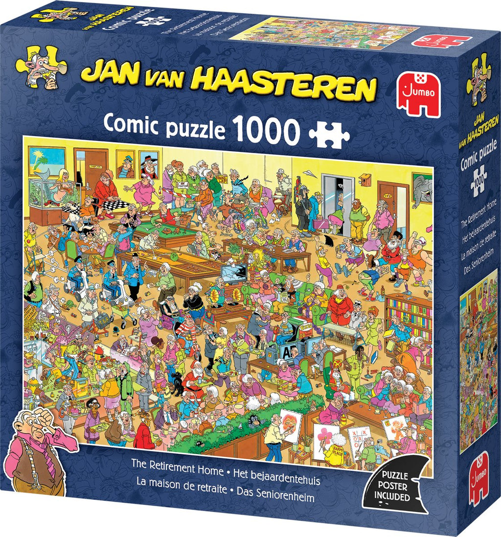 Jan van Haasteren - Het Bejaardentehuis - 1000 stukjes puzzel - Legpuzzel