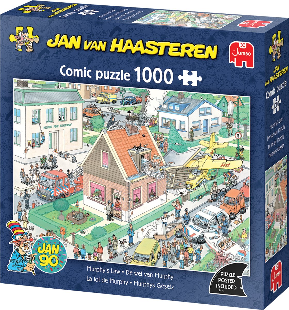 Jan van Haasteren - De wet van Murphy - 1000 stukjes puzzel - Legpuzzel volwassenen