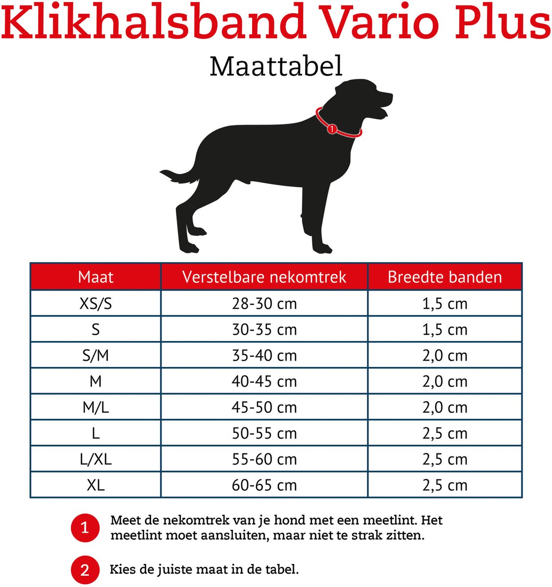 Hunter Klikhalsband Vario Plus Bruin&Caramel - Hondenhalsband - M 40-45x2.0 Cm