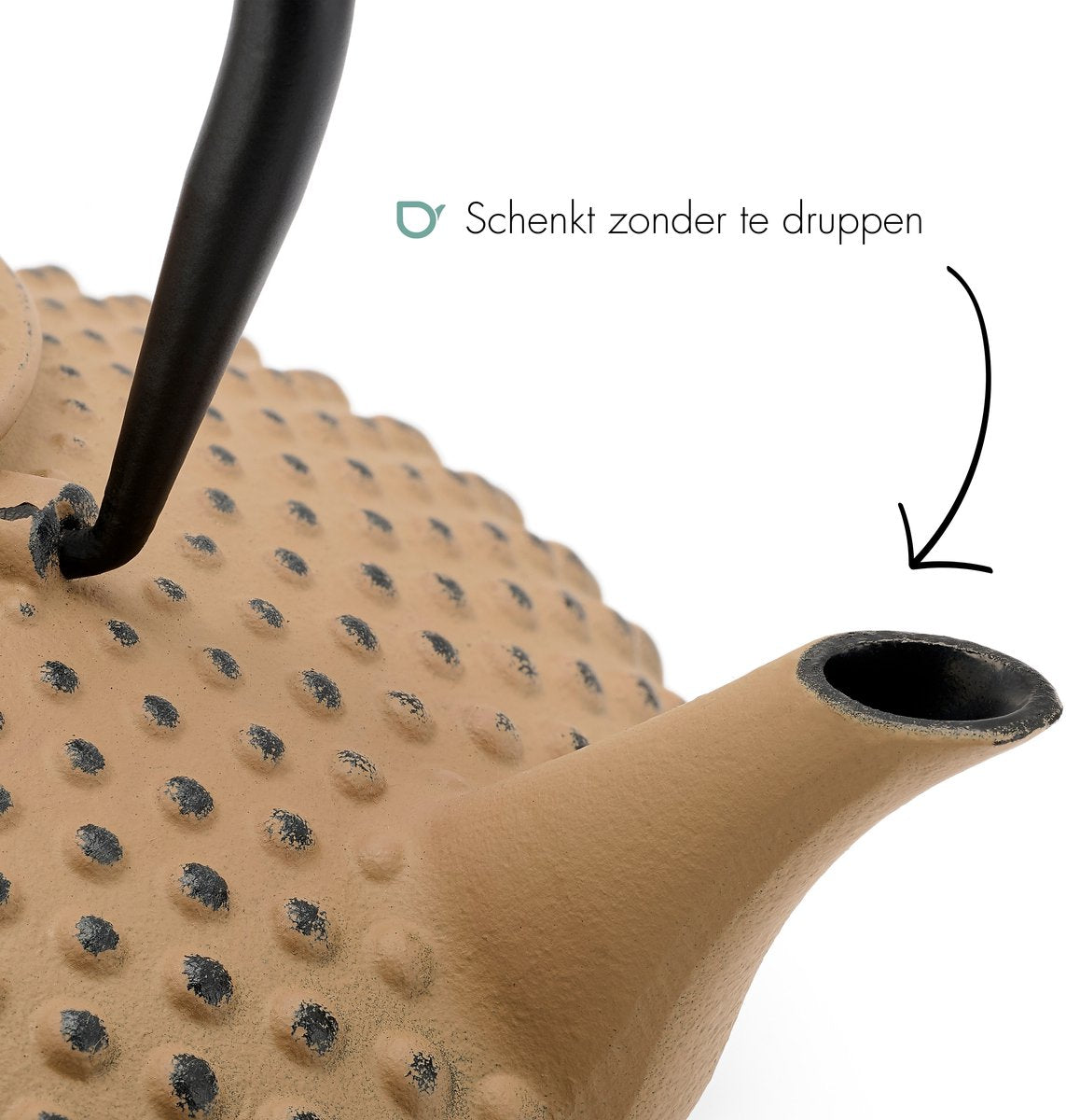 Bredemeijer - Theepot Xilin 1,25L gietijzer camel