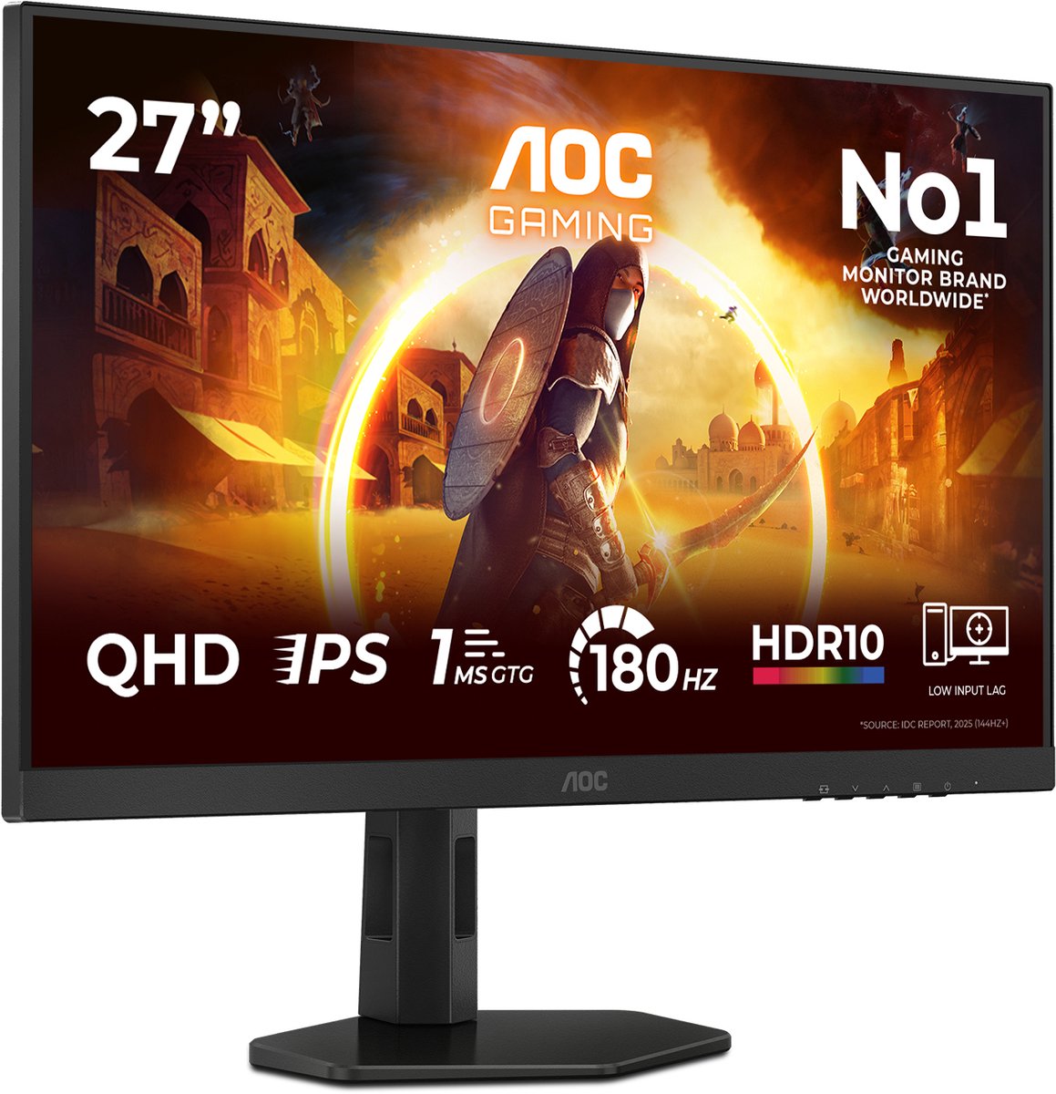 AOC G4 Q27G4XF - QHD IPS Gaming Monitor - 180Hz - Adjustable - 27 inch
