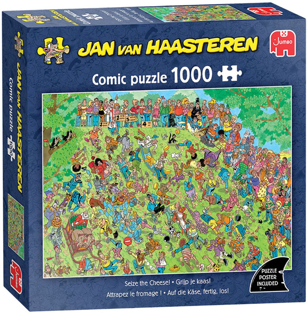 Jan van Haasteren - Grab your cheese! - 1000 piece puzzle - Jigsaw puzzle for adults