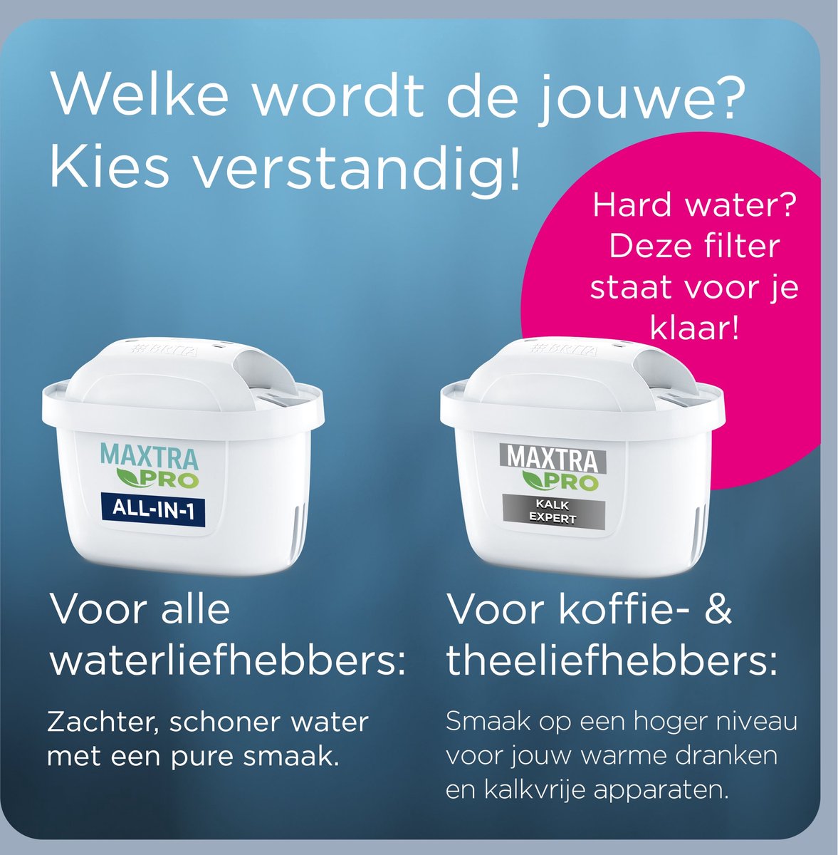 Brita Style Eco - Waterfilterkan - 2,4L - Blauw