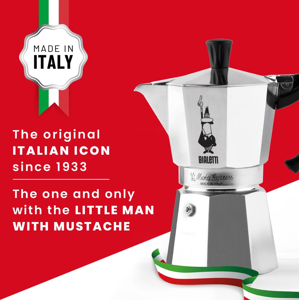 Bialetti Moka Express - Percolator - 2 kops - Aluminium