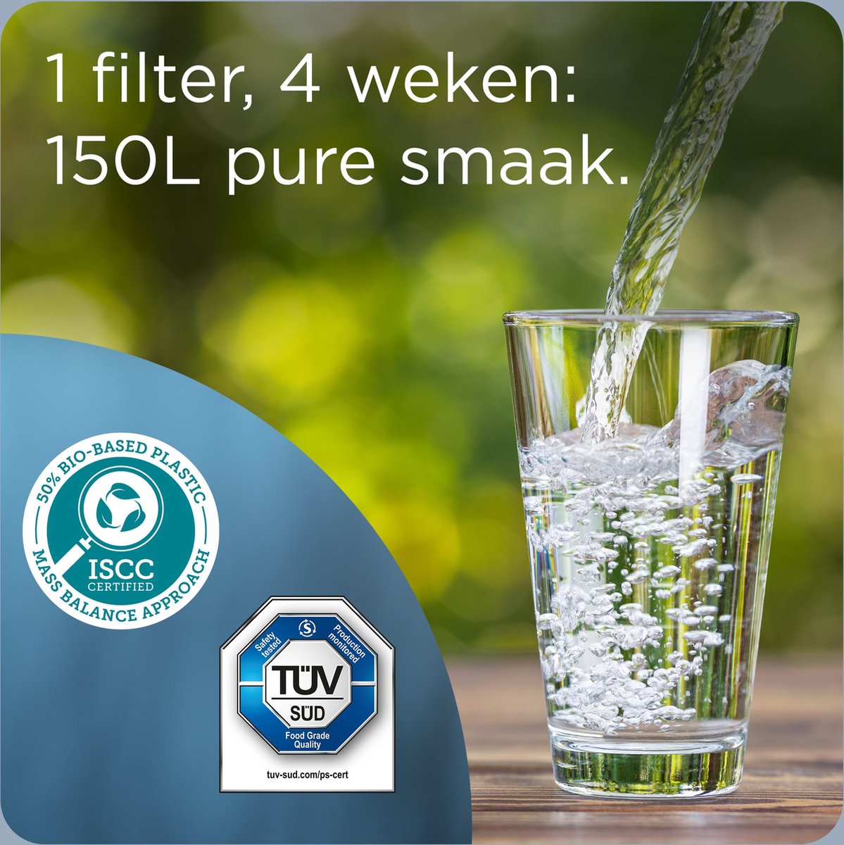 Brita Style Eco - Waterfilterkan - 2,4L - Blauw