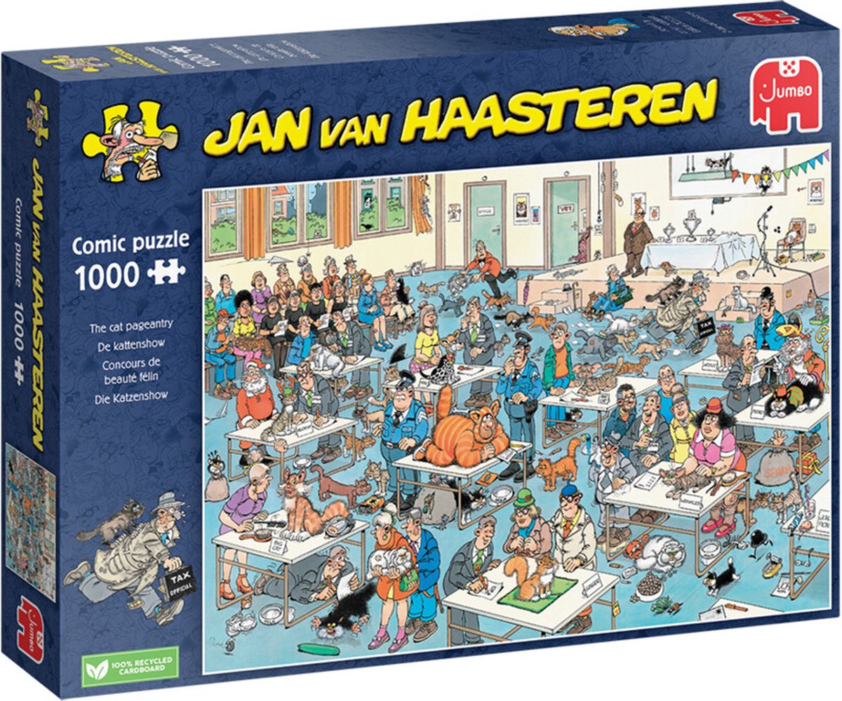 Jan Van Haasteren - Cat Show - 1000 piece puzzle
