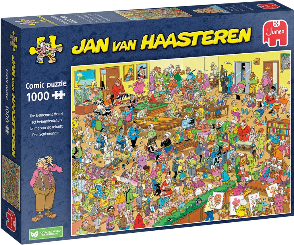 Jan van Haasteren - Het Bejaardentehuis - 1000 stukjes puzzel - Legpuzzel