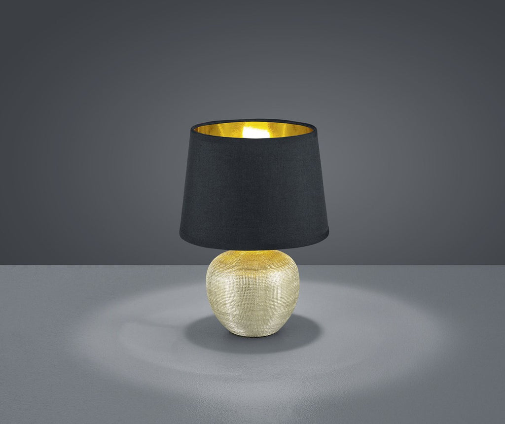REALITY LUXOR Table lamp - Gold-colored - excl. 1x E14 - IP20