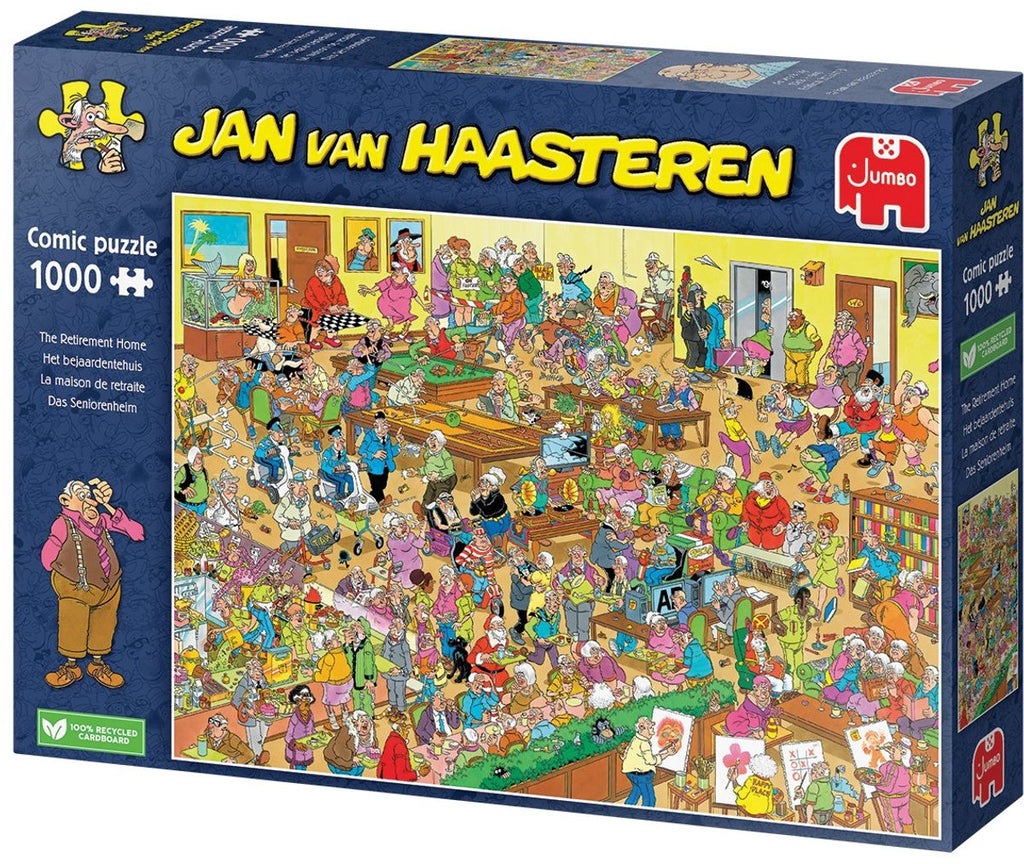 Jan van Haasteren - Het Bejaardentehuis - 1000 stukjes puzzel - Legpuzzel