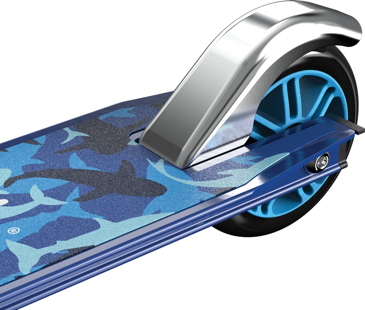 Razor A Special Edition - Step - Blauw Camouflage - Opvouwbaar - Kleine Wielen 98 mm - Voor Kinderen - Tot 65 kg - Vanaf 5 jaar