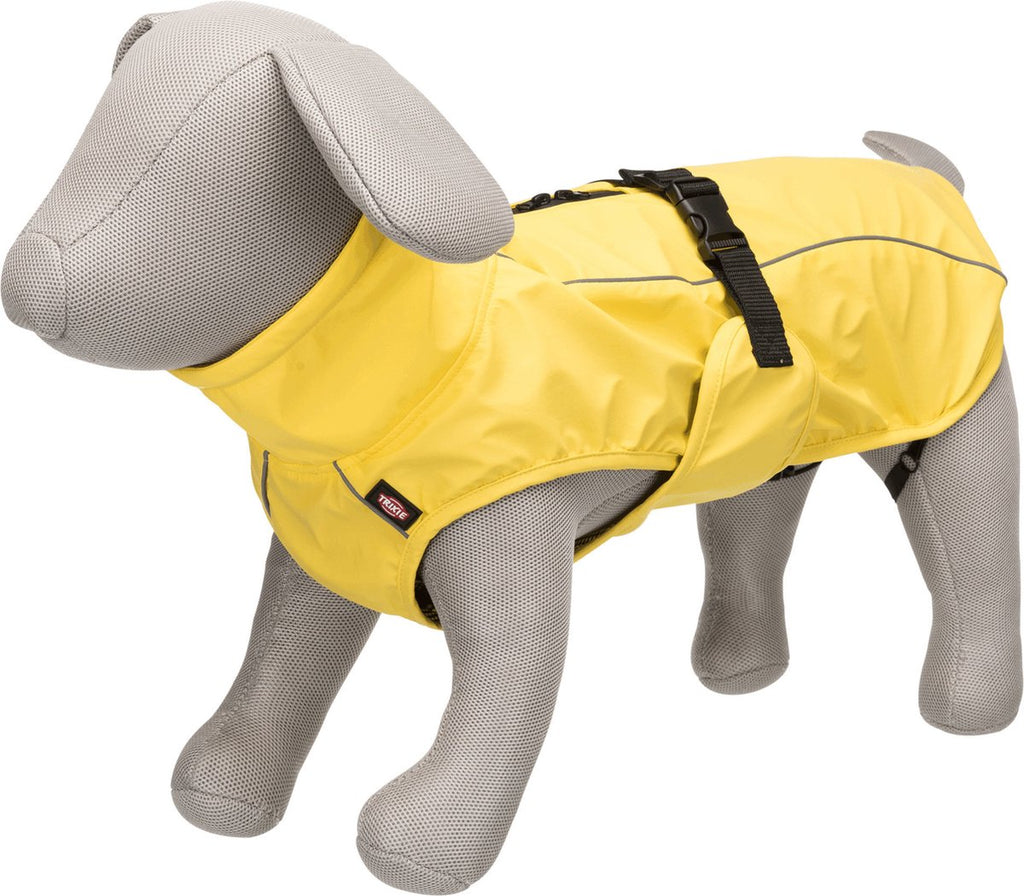 Trixie Regenjas Hond - Vimy - Geel - Ruglengte 62 cm - 3XL