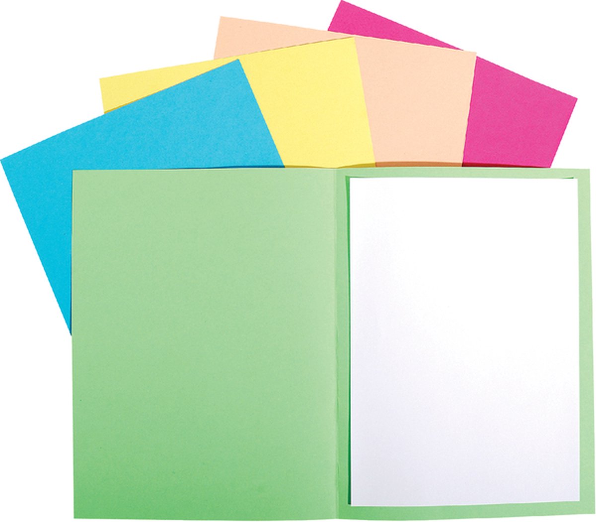 Exacompta FOREVER 170 - Pack of 100 folder files 170g/m² - 24x32cm for A4. - Light blue - 420006E