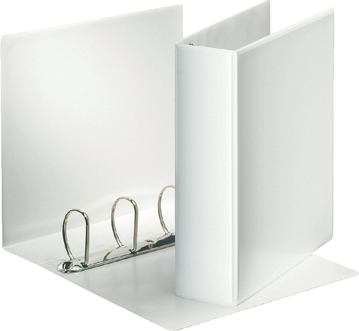 Esselte Panorama 4-Ring Binder - 77mm Spine Width - White - 10 pieces