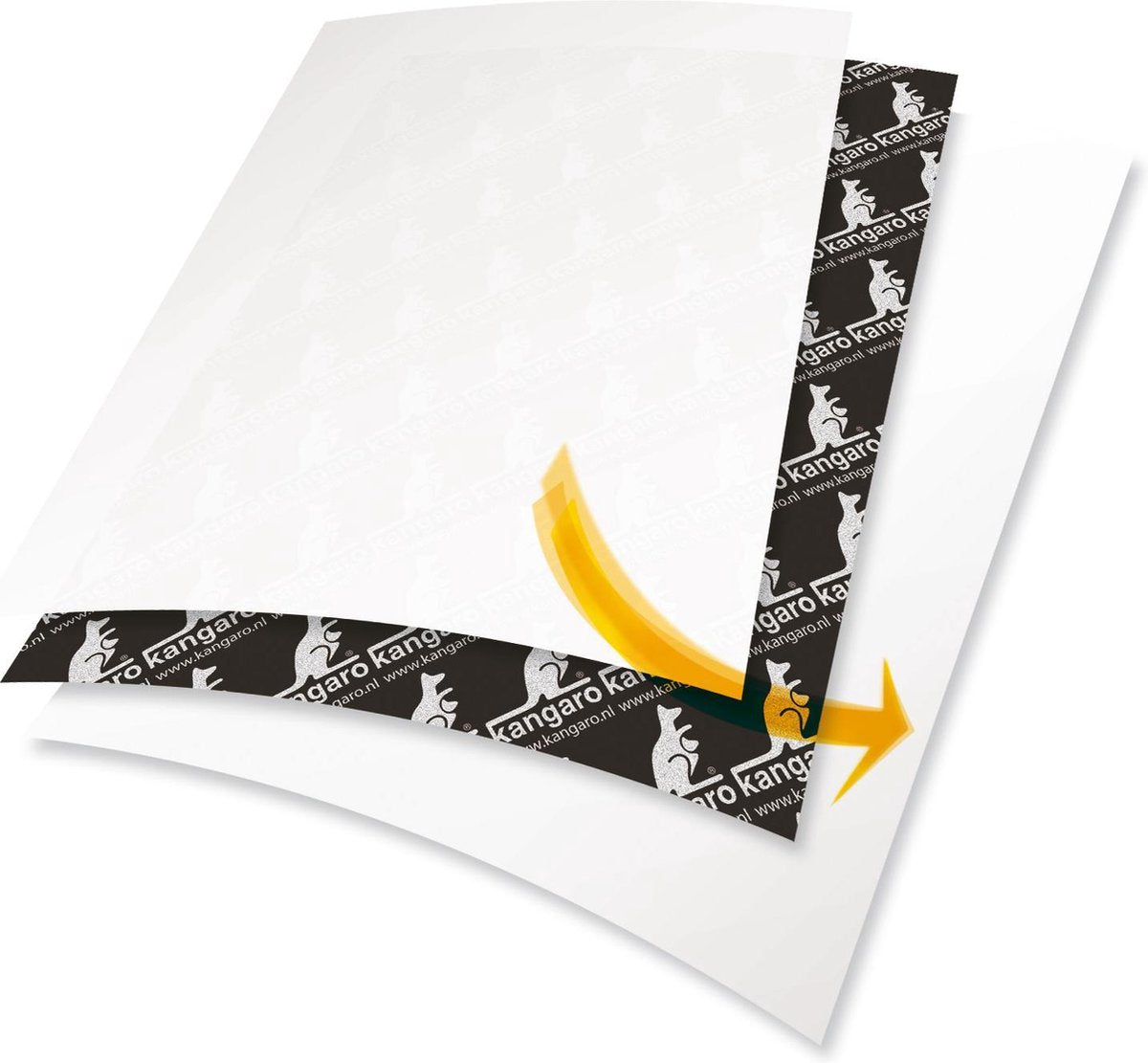 Kangaro carbonpapier - A4+ - 10 vel - zwart