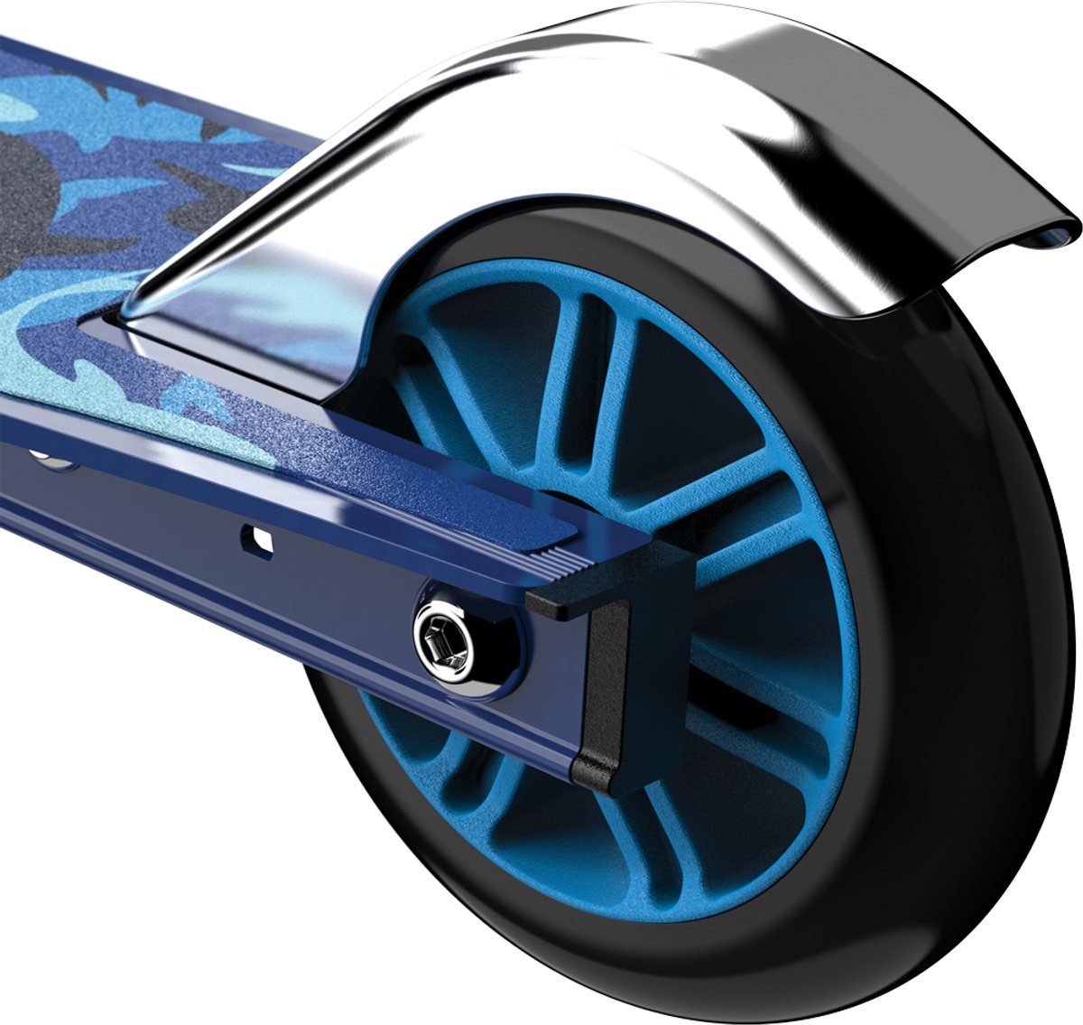 Razor A Special Edition - Step - Blauw Camouflage - Opvouwbaar - Kleine Wielen 98 mm - Voor Kinderen - Tot 65 kg - Vanaf 5 jaar