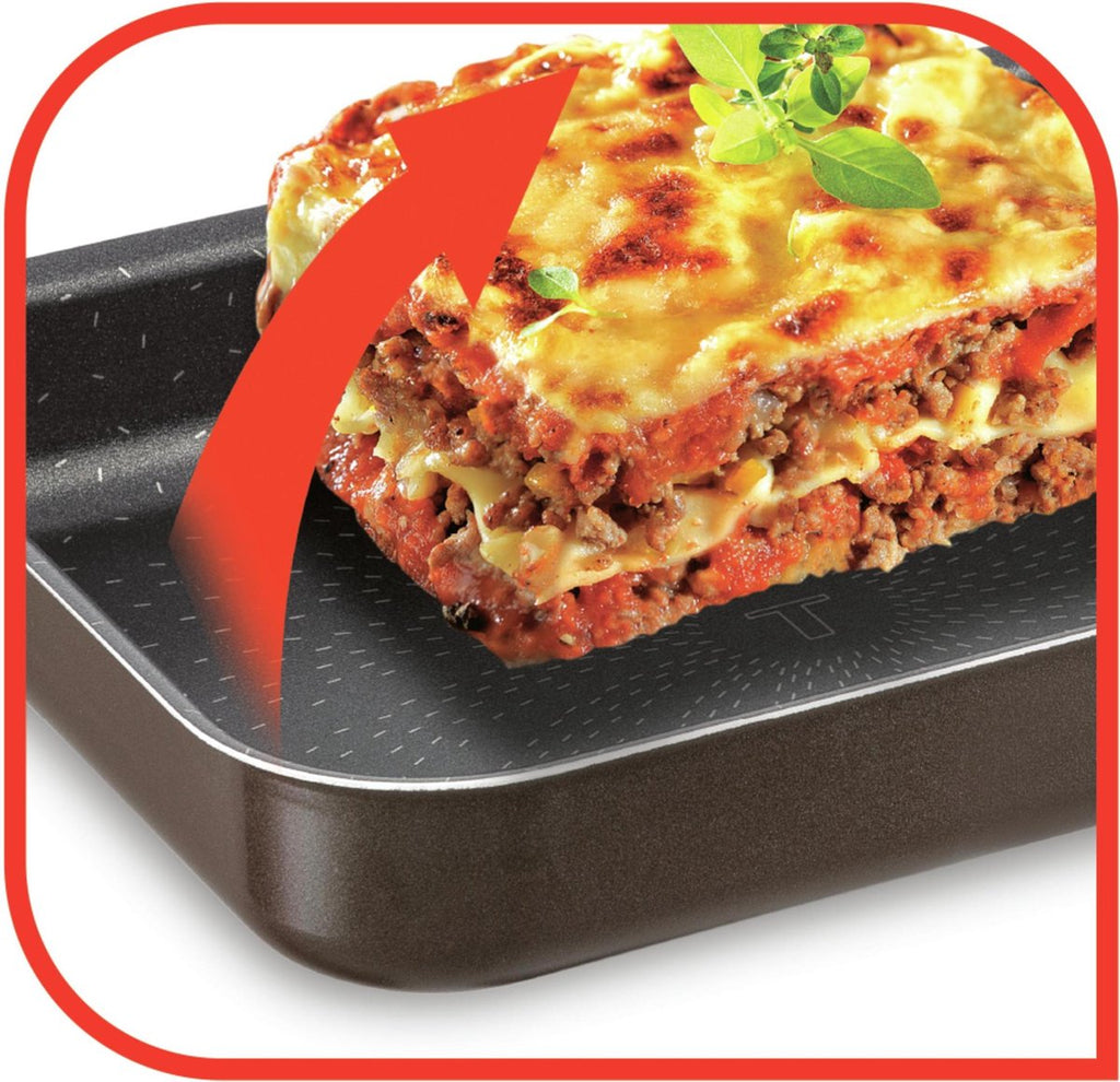 Tefal Success Ovenware - Baking dish - 20 x 26 cm - Aluminium - Non-stick coating - Heat-resistant