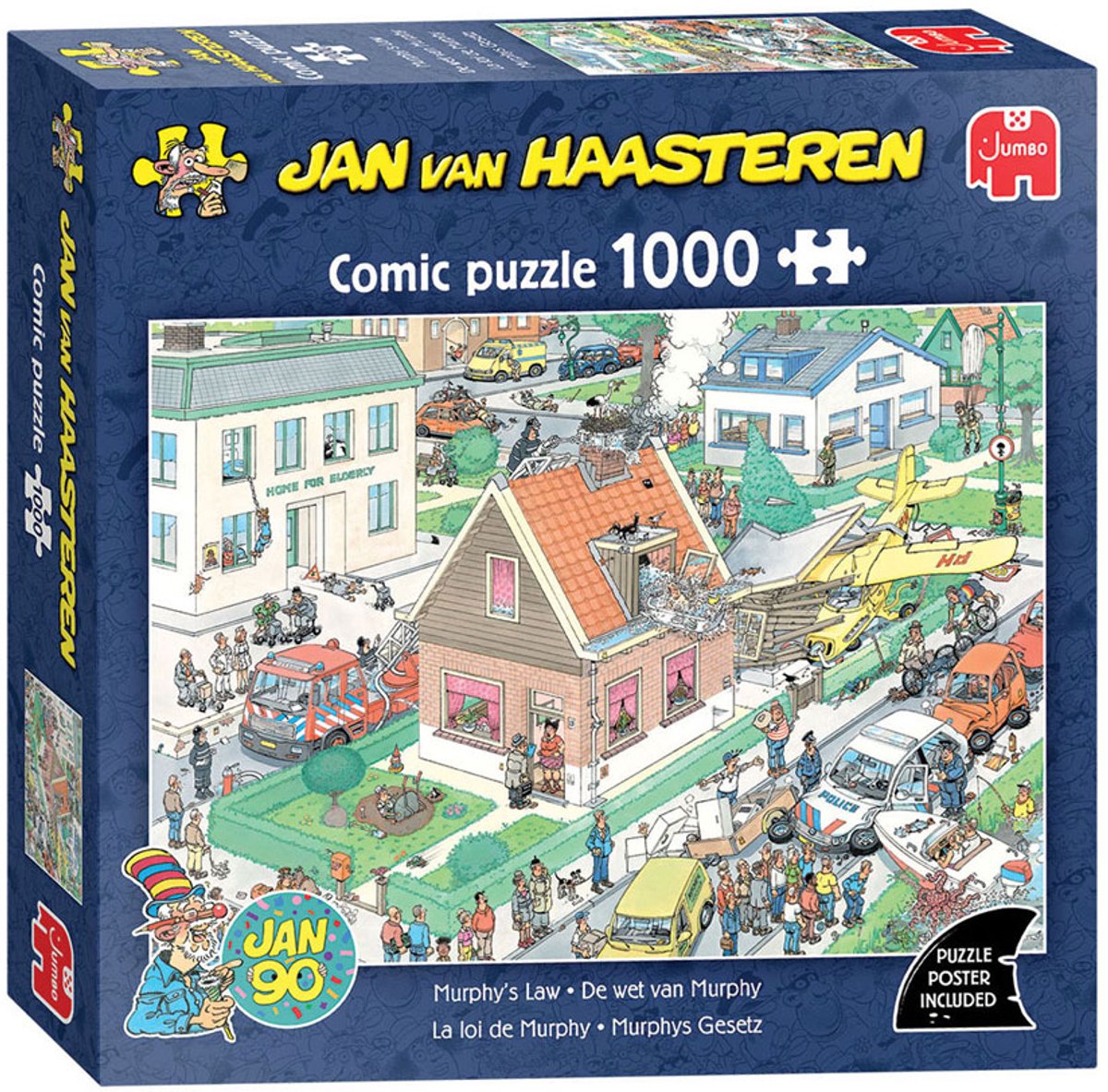 Jan van Haasteren - De wet van Murphy - 1000 stukjes puzzel - Legpuzzel volwassenen