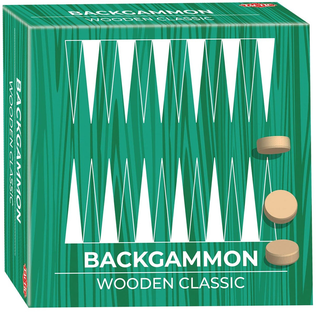 Tactic Backgammon – Bordspel – Classic Games – Houten Strategiespel – Vanaf 7 jaar