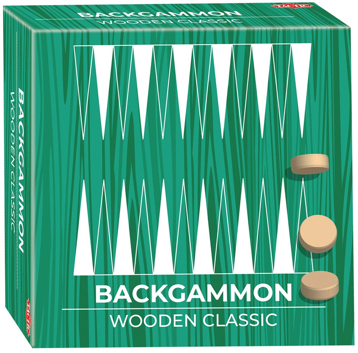 Tactic Backgammon – Bordspel – Classic Games – Houten Strategiespel – Vanaf 7 jaar
