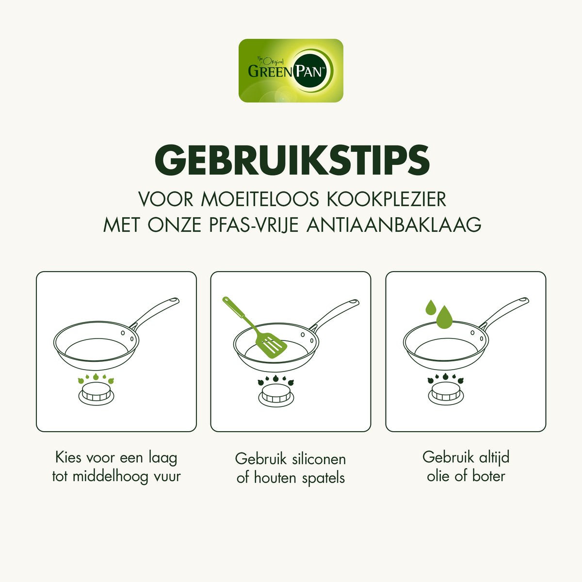 Greenpan Brussels Keramische Inductie Wokpan zonder deksel Ø28cm - 3.6L – PFAS-vrij – Inductie Wokpan – Ovenbestendig tot 220°C – Vaatwasserbestendig – Snelle opwarming – RVS handgrepen – Zwart