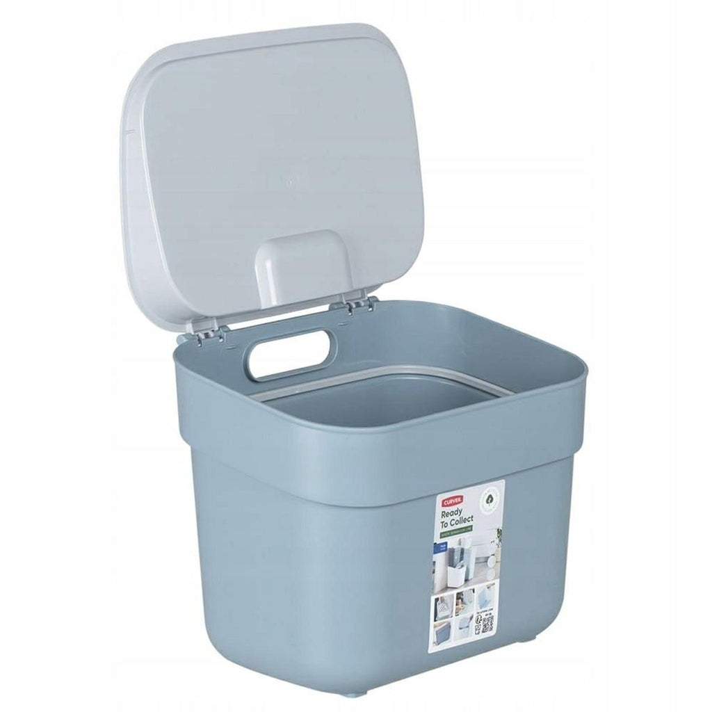 Curver Ready to Collect Prullenbak - 5 liter - Blauw/Lichtgrijs