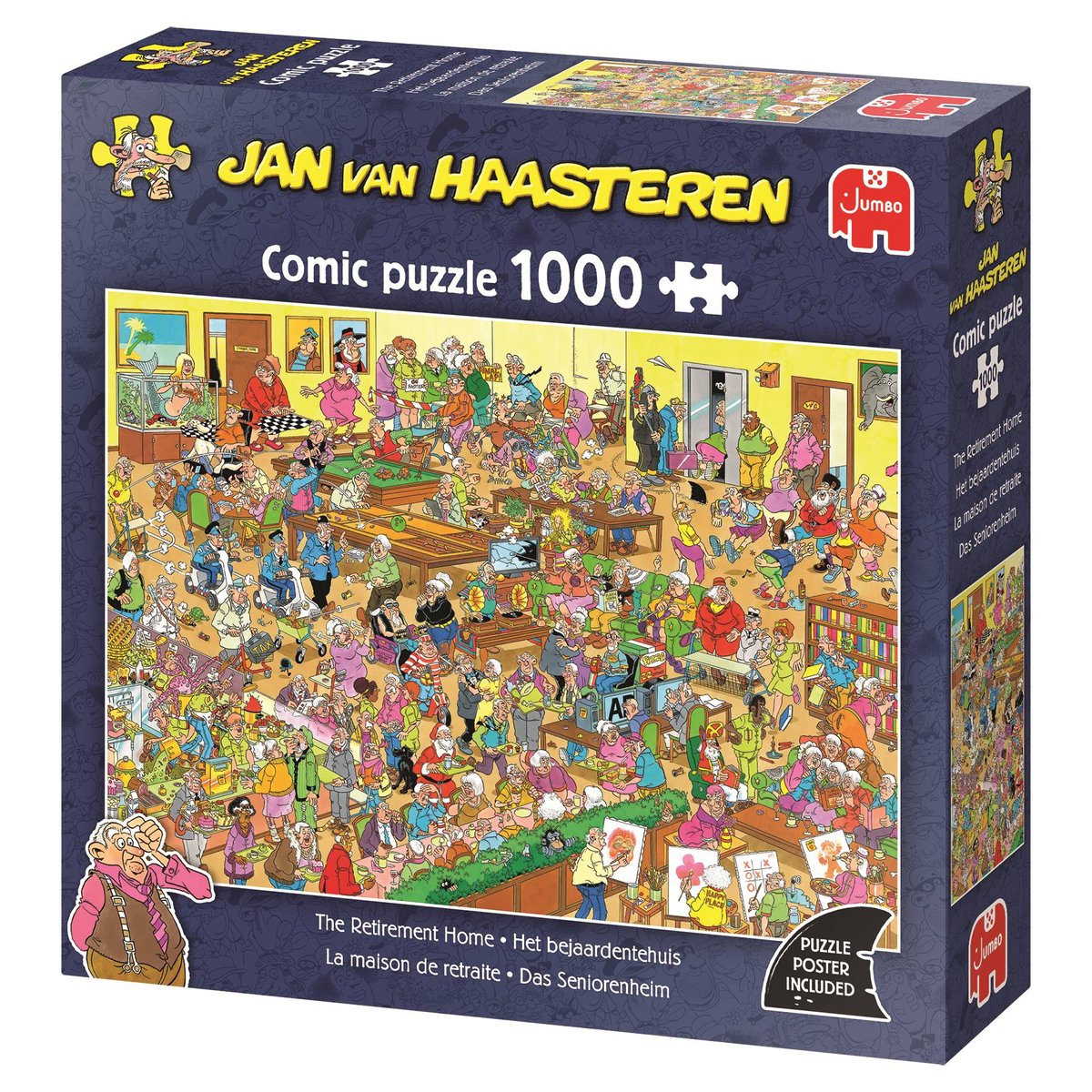 Jan van Haasteren - Het Bejaardentehuis - 1000 stukjes puzzel - Legpuzzel