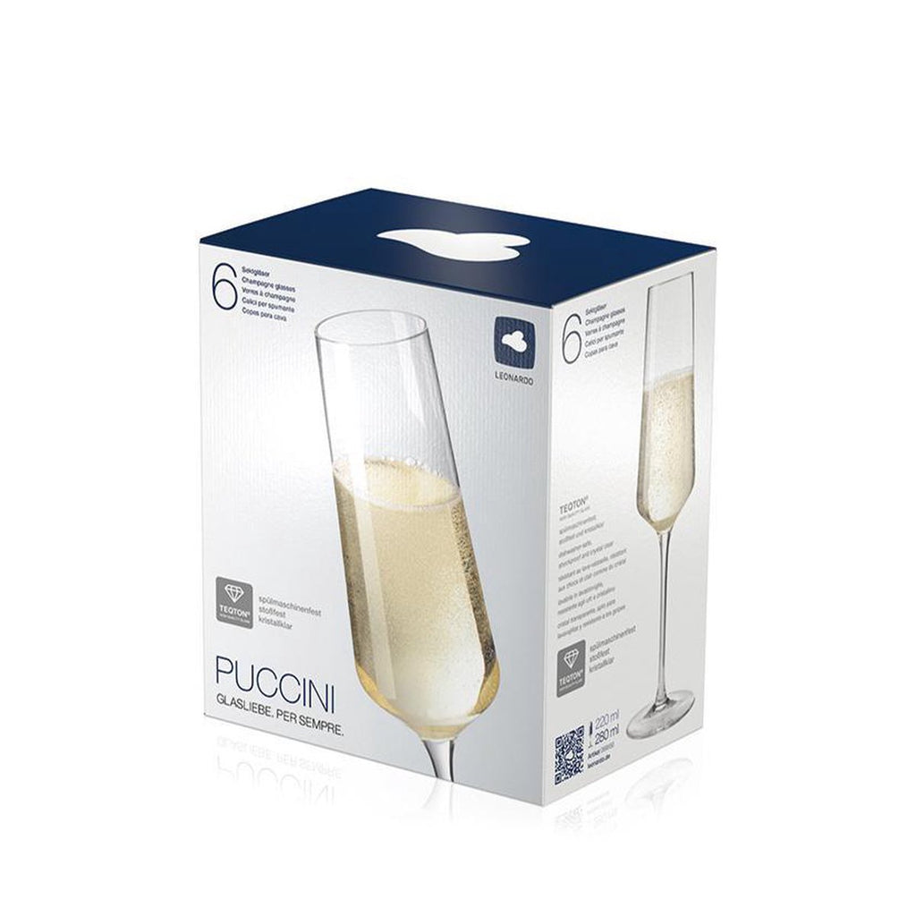 Leonardo PUCCINI Champagne glass - 280 ml - set of 6