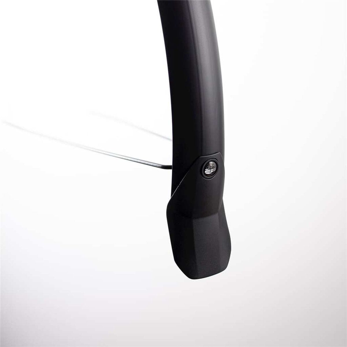 Eurofender Voorspatbord 28" - Compact Lampo-systeem - Mat Zwart - 58 mm Breed