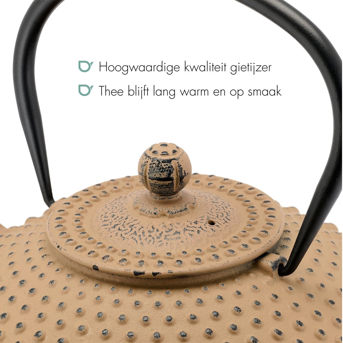 Bredemeijer - Theepot Xilin 1,25L gietijzer camel