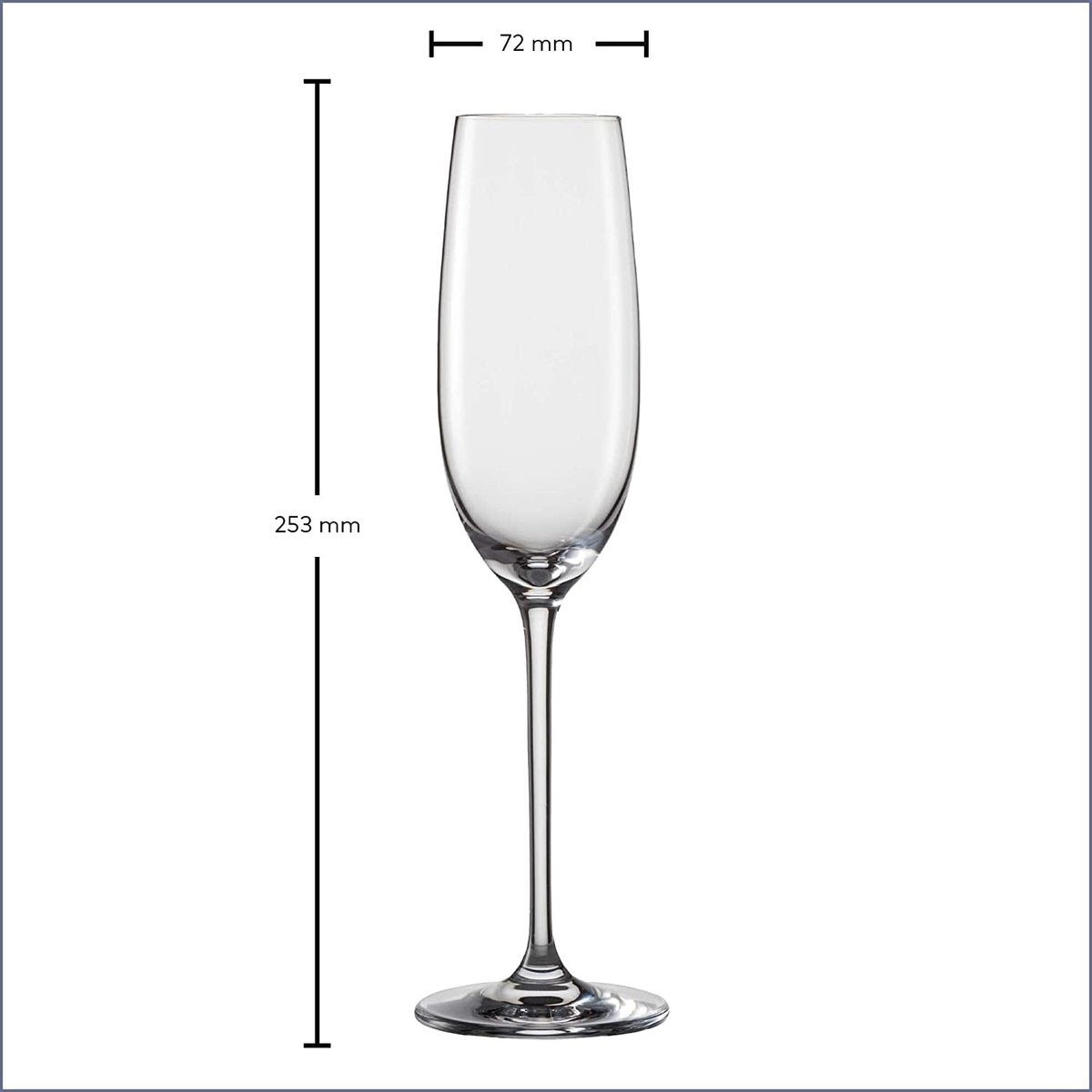 Schott Zwiesel Vinos Champagneglas - 238ml - 4 glazen
