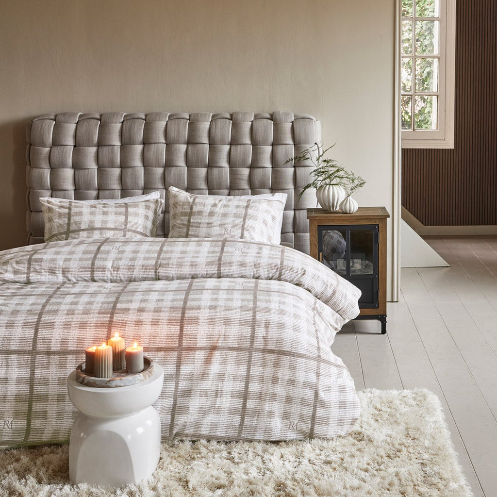 Rivièra Maison - Brody duvet cover - Single - 140x200/220 cm - Sand