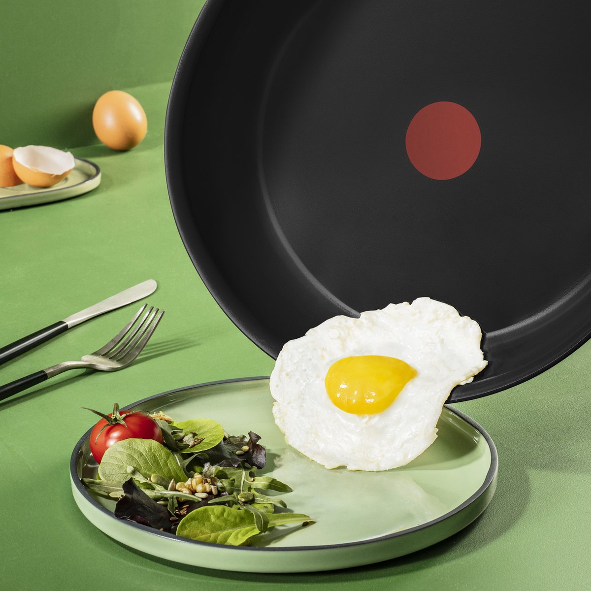 Tefal Renew Black ON - Keramische Koekenpan - Ø28 cm - PFAS-vrij - Geschikt voor Inductie