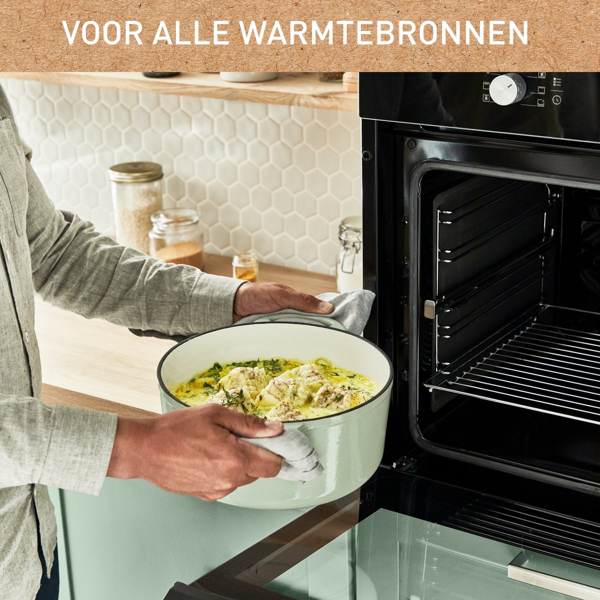 Tefal LOV - Braadpan - Ø25 cm - Groen - 5L - Inductie