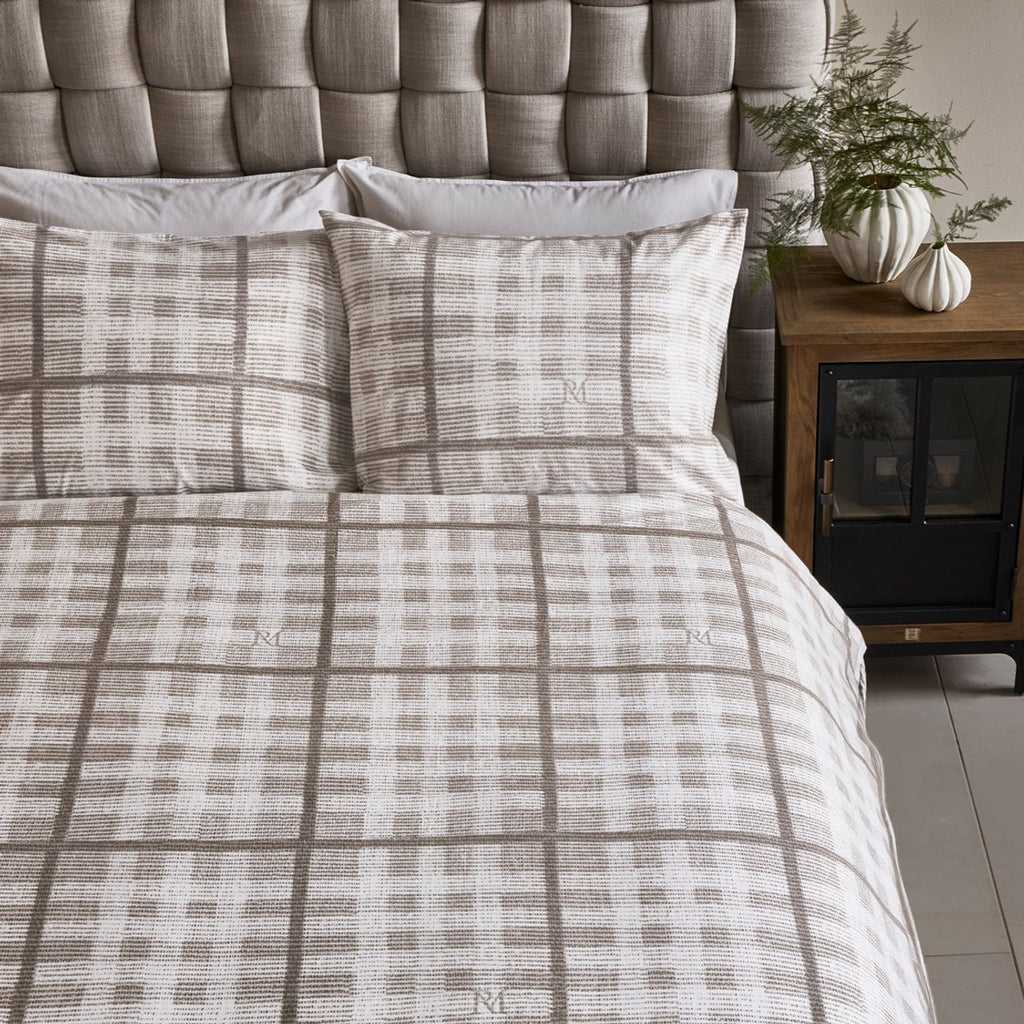 Rivièra Maison - Brody duvet cover - Single - 140x200/220 cm - Sand
