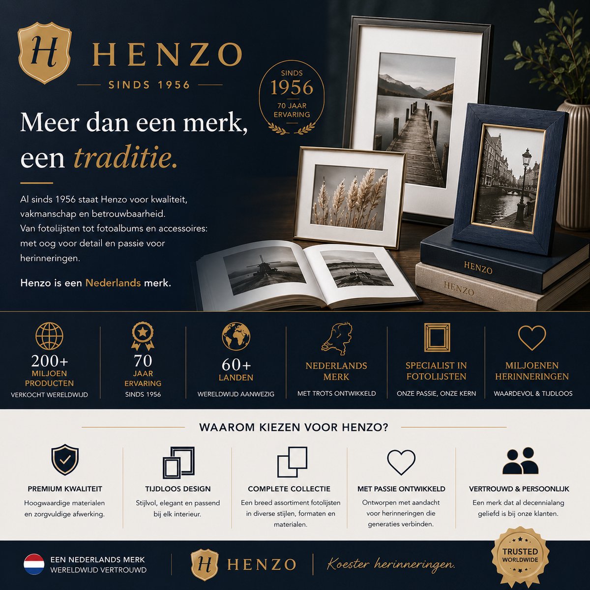 Fotoalbum - Henzo - Basicline - 120 foto's - Rood