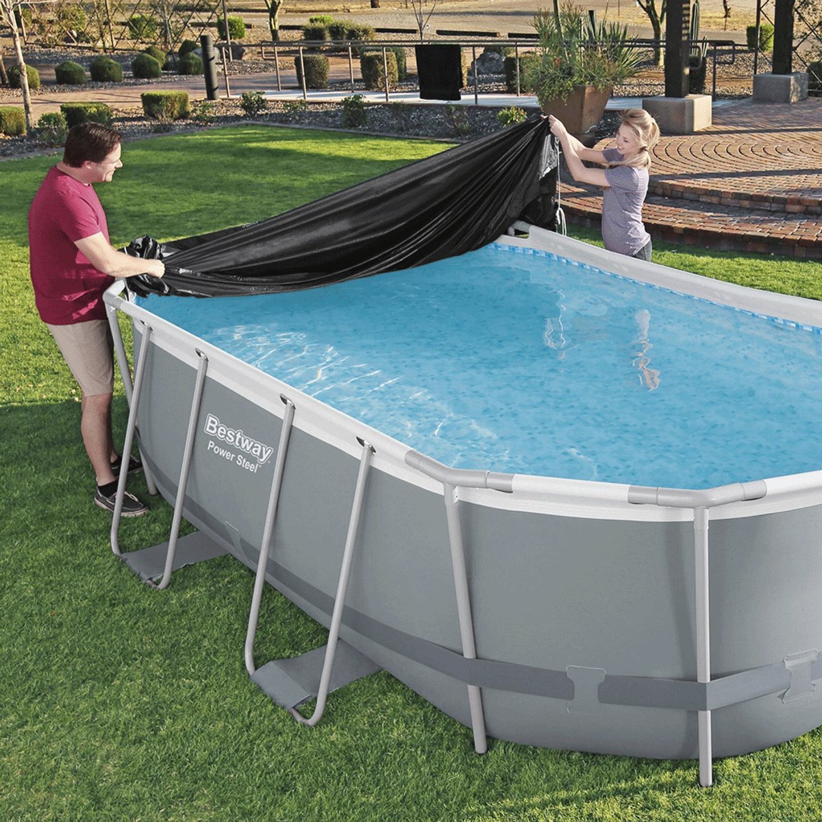 Bestway Afdekzeil ovaal voor 427x250 cm - 58425
