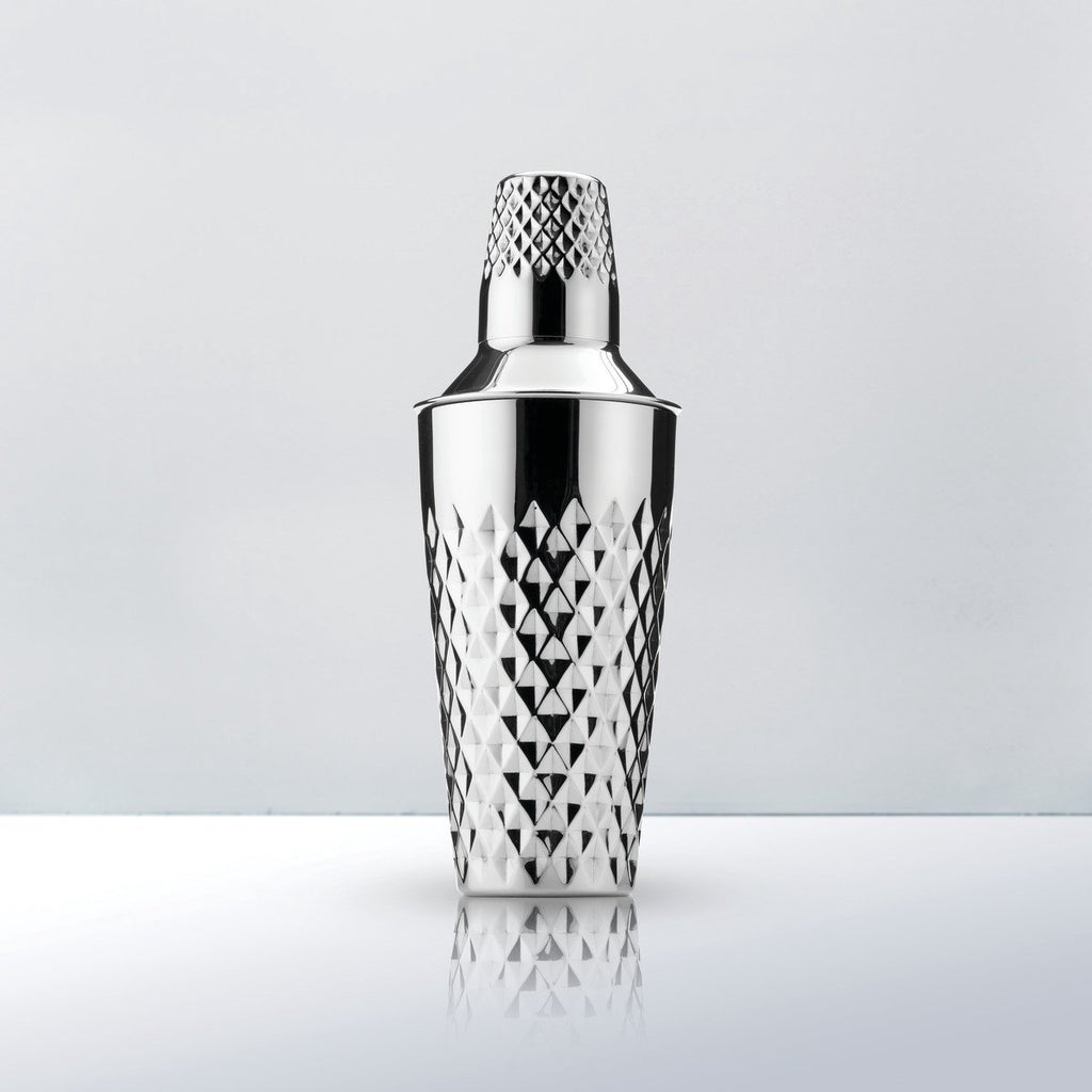 Viski Faceted Cocktailshaker - roestvrijstaal - 740ml