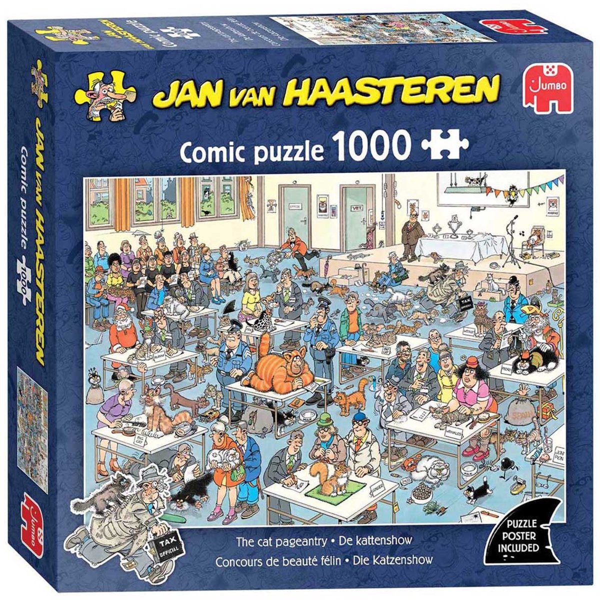 Jan Van Haasteren - Cat Show - 1000 piece puzzle