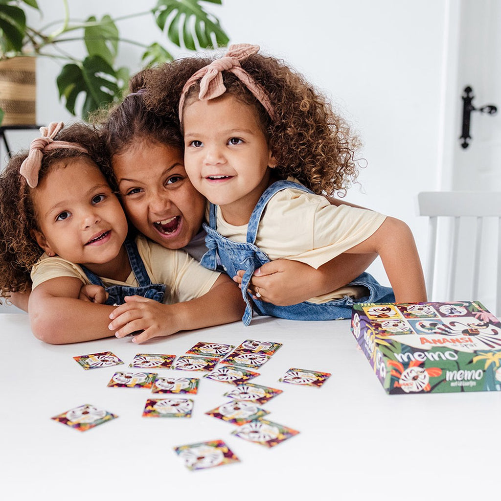 Anansi the spider memory game - memory game - educational toys - Bambolino Toys