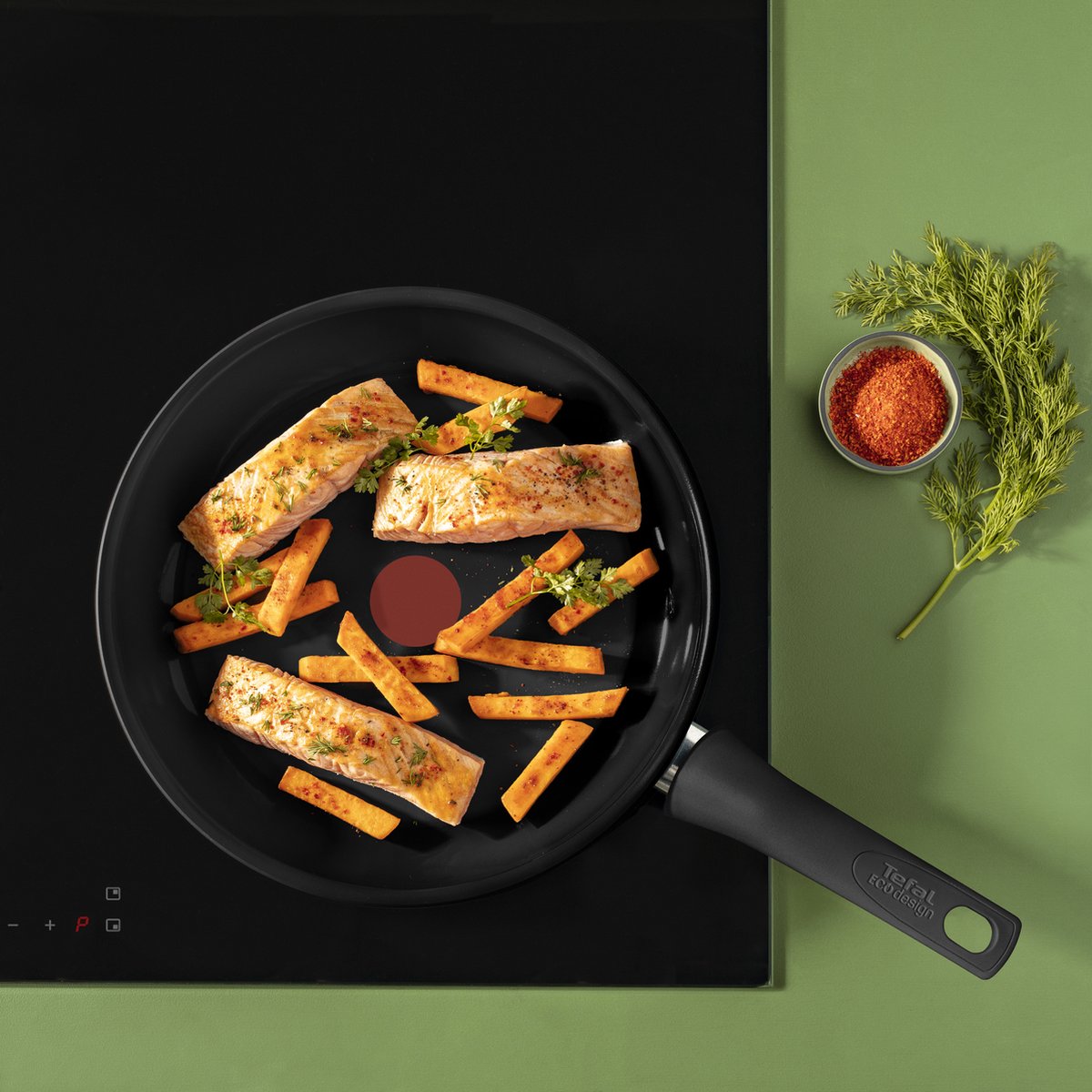 Tefal Renew Black ON - Keramische Koekenpan - Ø28 cm - PFAS-vrij - Geschikt voor Inductie