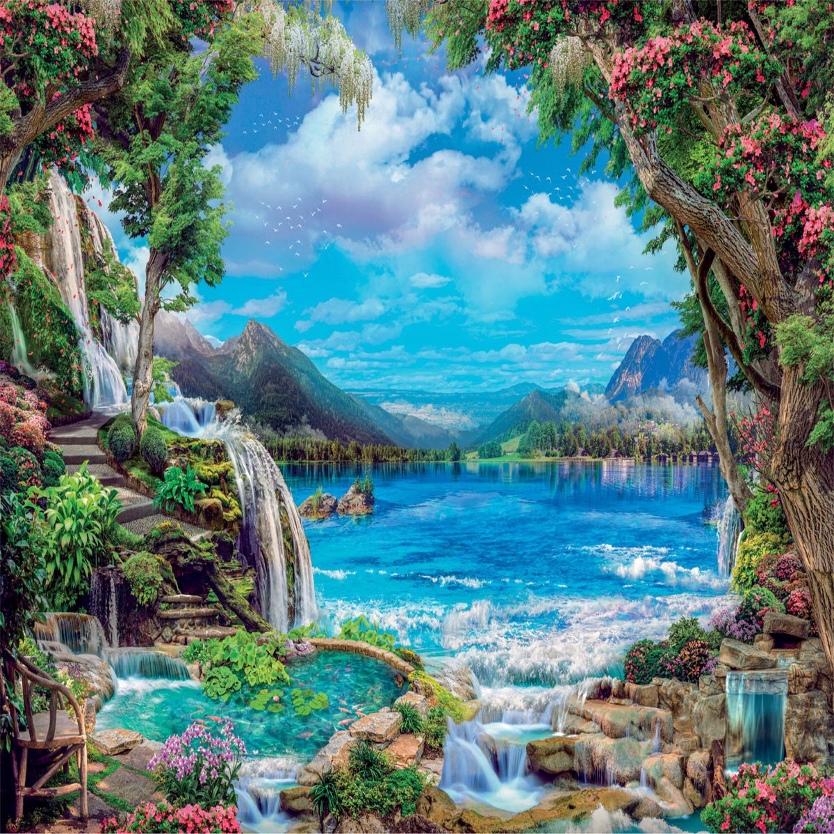 Clementoni - Puzzle - 2000 Pieces - Paradise on Earth - Jigsaw Puzzle for Adults