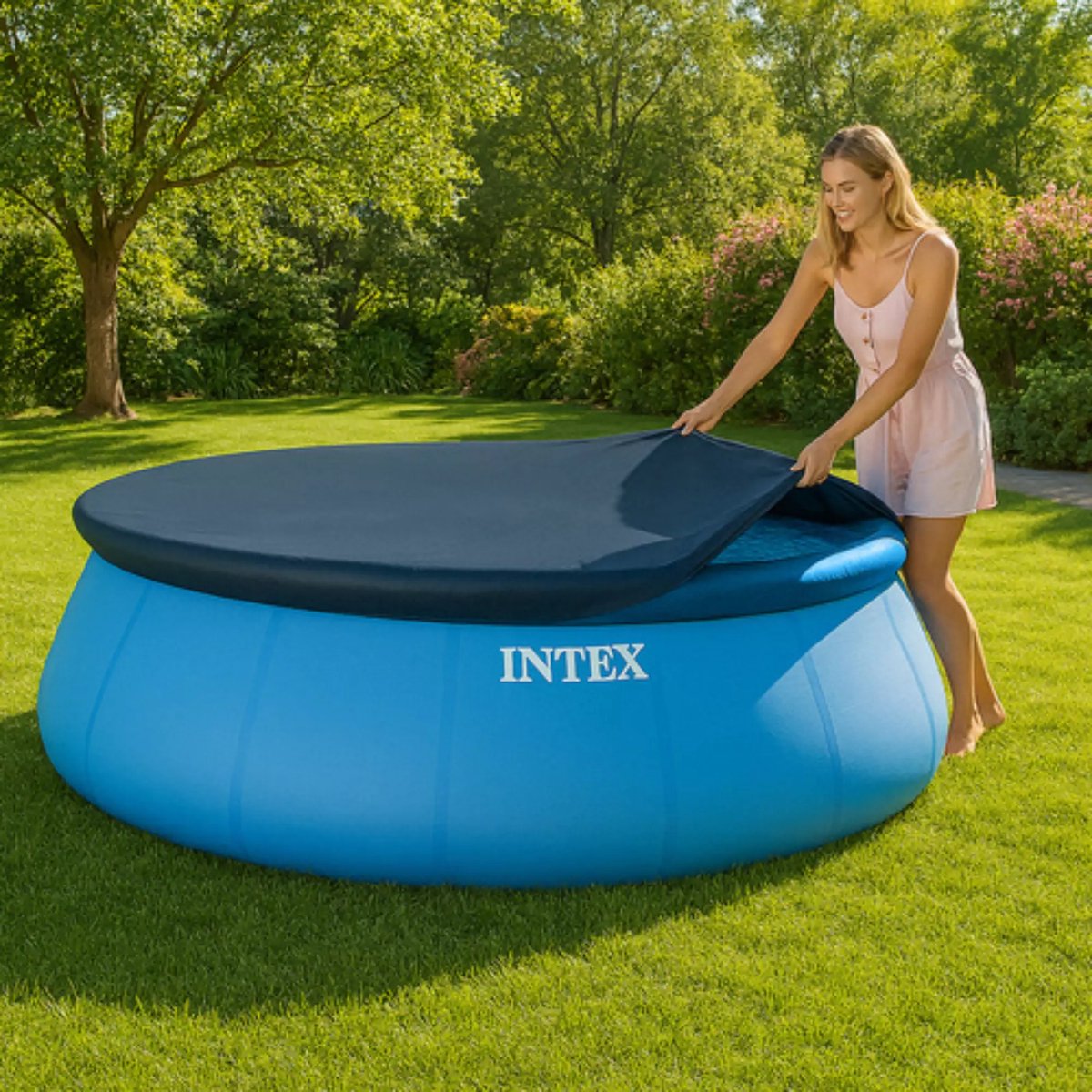 Intex Zwembad Afdekzeil - Ø 244 cm Easy Set