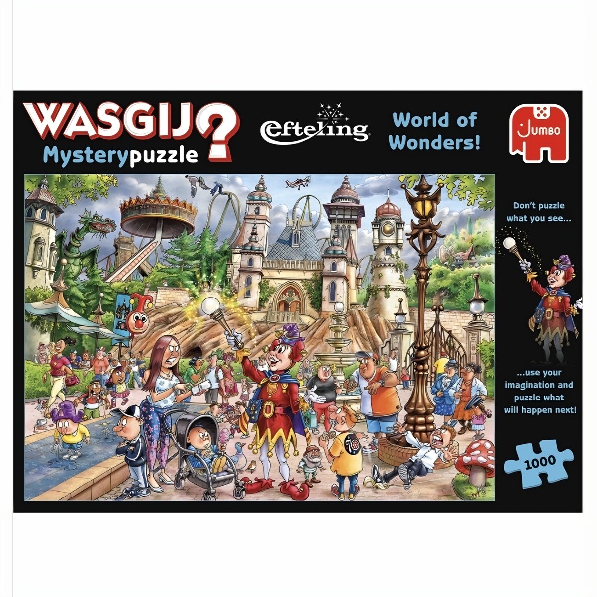 Wasgij Mystery Efteling Wereld Vol Wonderen 1000 stukjes - Legpuzzel
