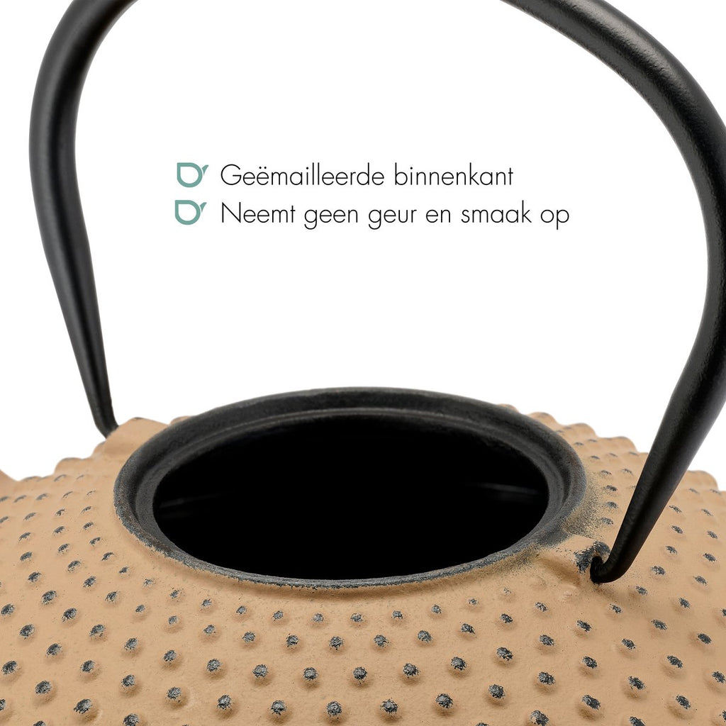 Bredemeijer - Theepot Xilin 1,25L gietijzer camel