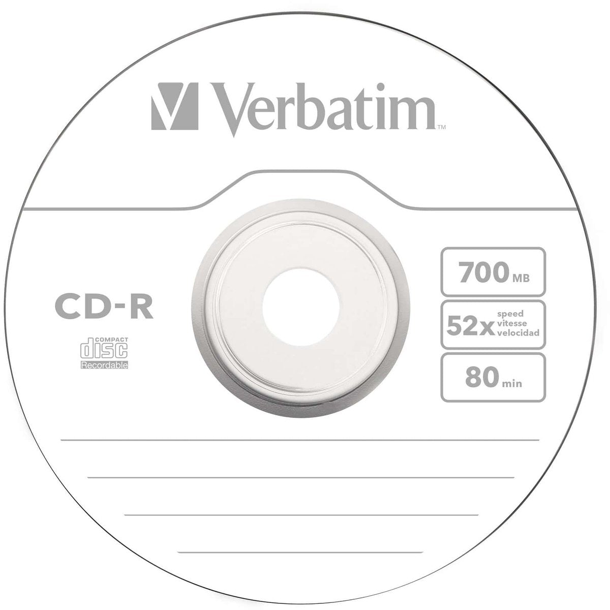 Verbatim 43437 CD-R Extra Protection Schijven - 52 Stuks / Spindel